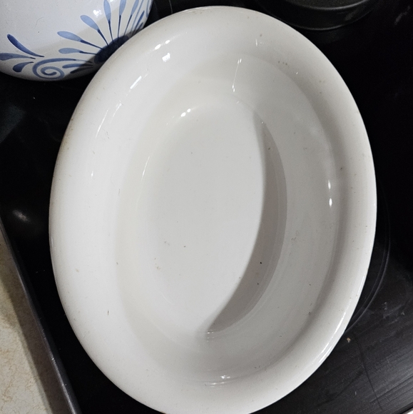 White Ironstone Serving Dishes Vintage - Picture 7 of 8